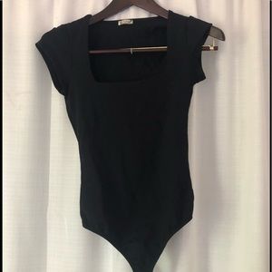 Free people black bodysuit